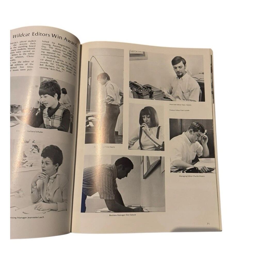 1969 University of Arizona School Yearbook Desert Tucson AZ Greek Student Sports - Picture 6 of 8